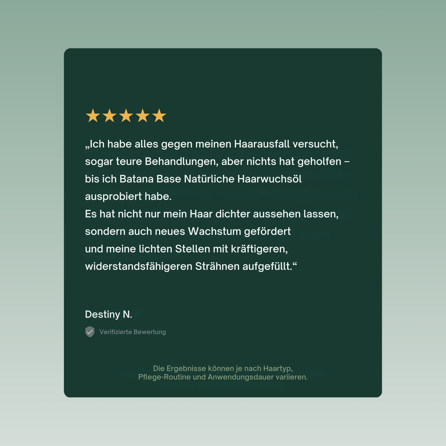Batana Base Natürliche Haarwuchsöl