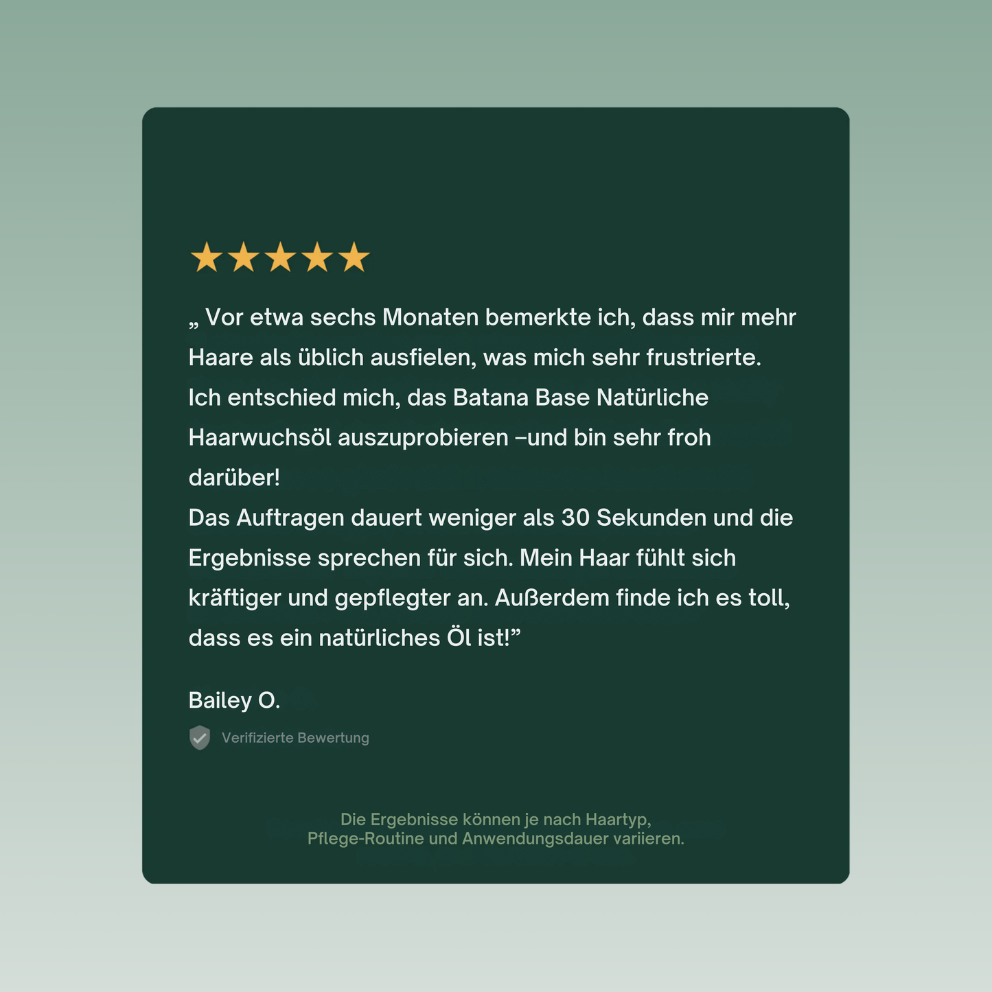Batana Base Natürliche Haarwuchsöl