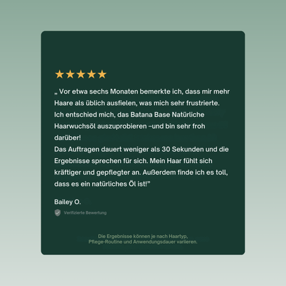 Batana Base Natürliche Haarwuchsöl