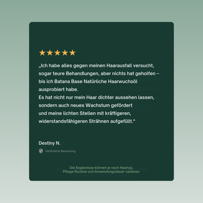 Batana Base Natürliche Haarwuchsöl